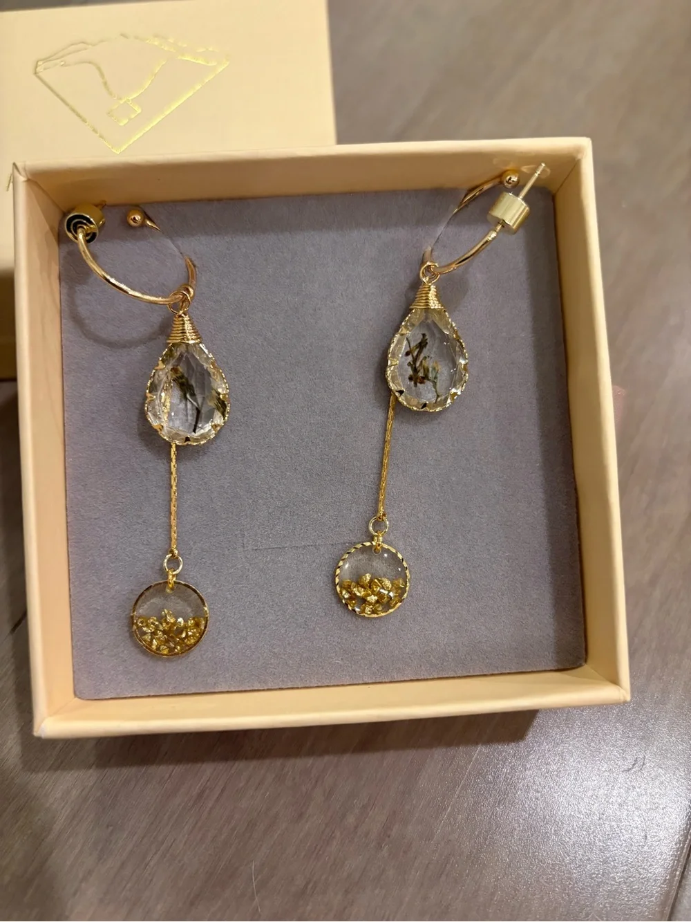 Herland Jewelry Botanical Resin Earrings